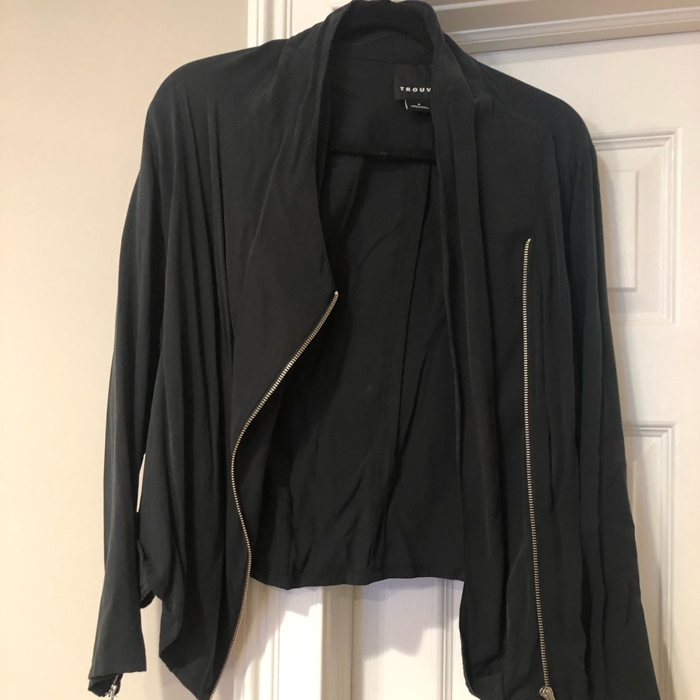 Trouve Zipper Detail Jacket